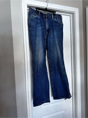 Dickies Men's Dark Blue Bootcut Jeans